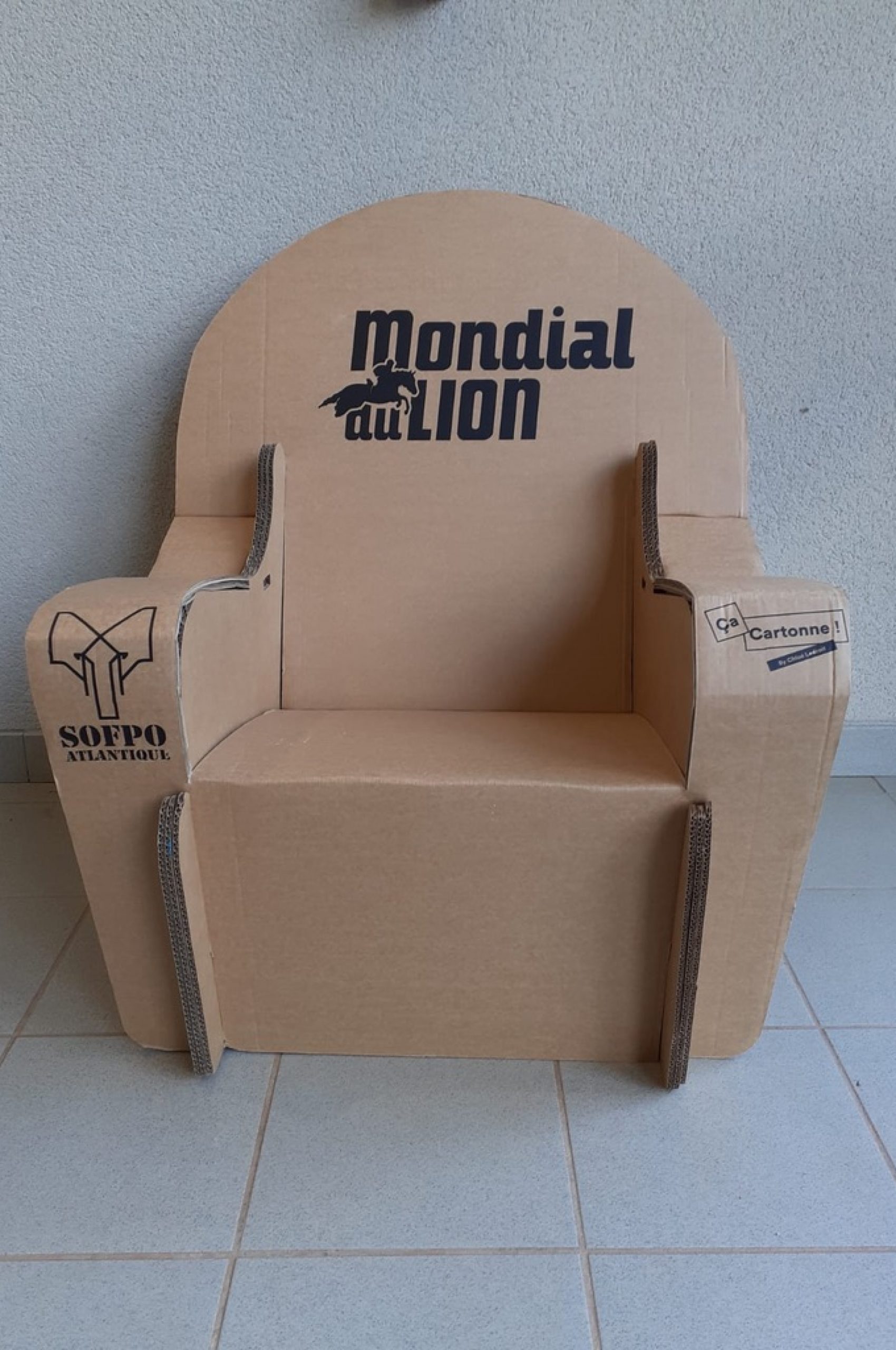 Fauteuil Nino - Décoration carton